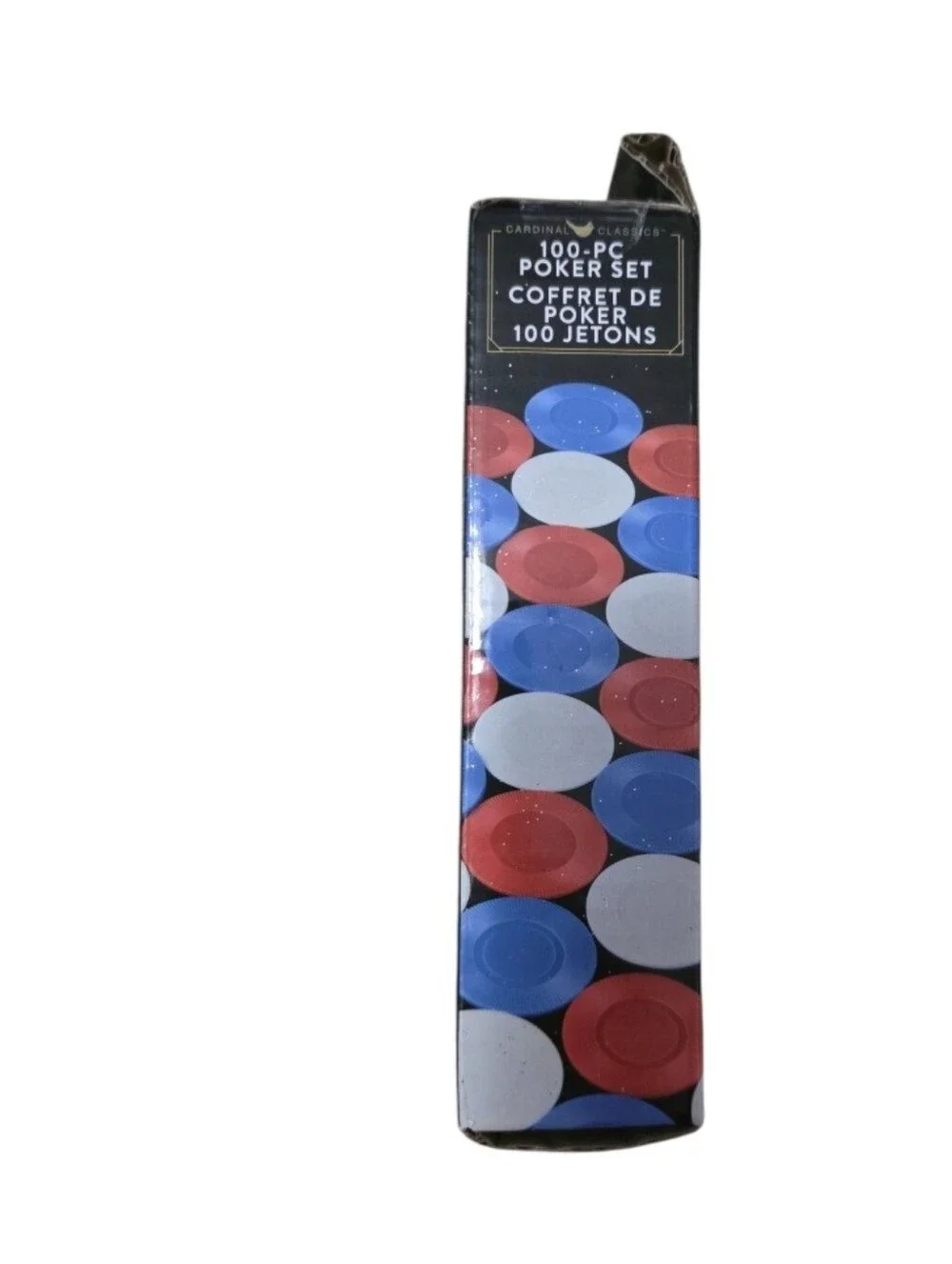 🔷️ 100-PC Poker Set - Red White Blue